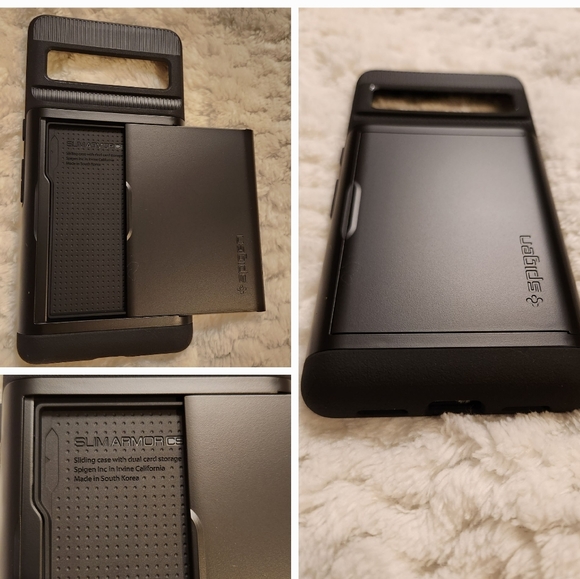 Spigen Pixel 7 Pro Slim Armor CS Case Black New in Box - Picture 16 of 16